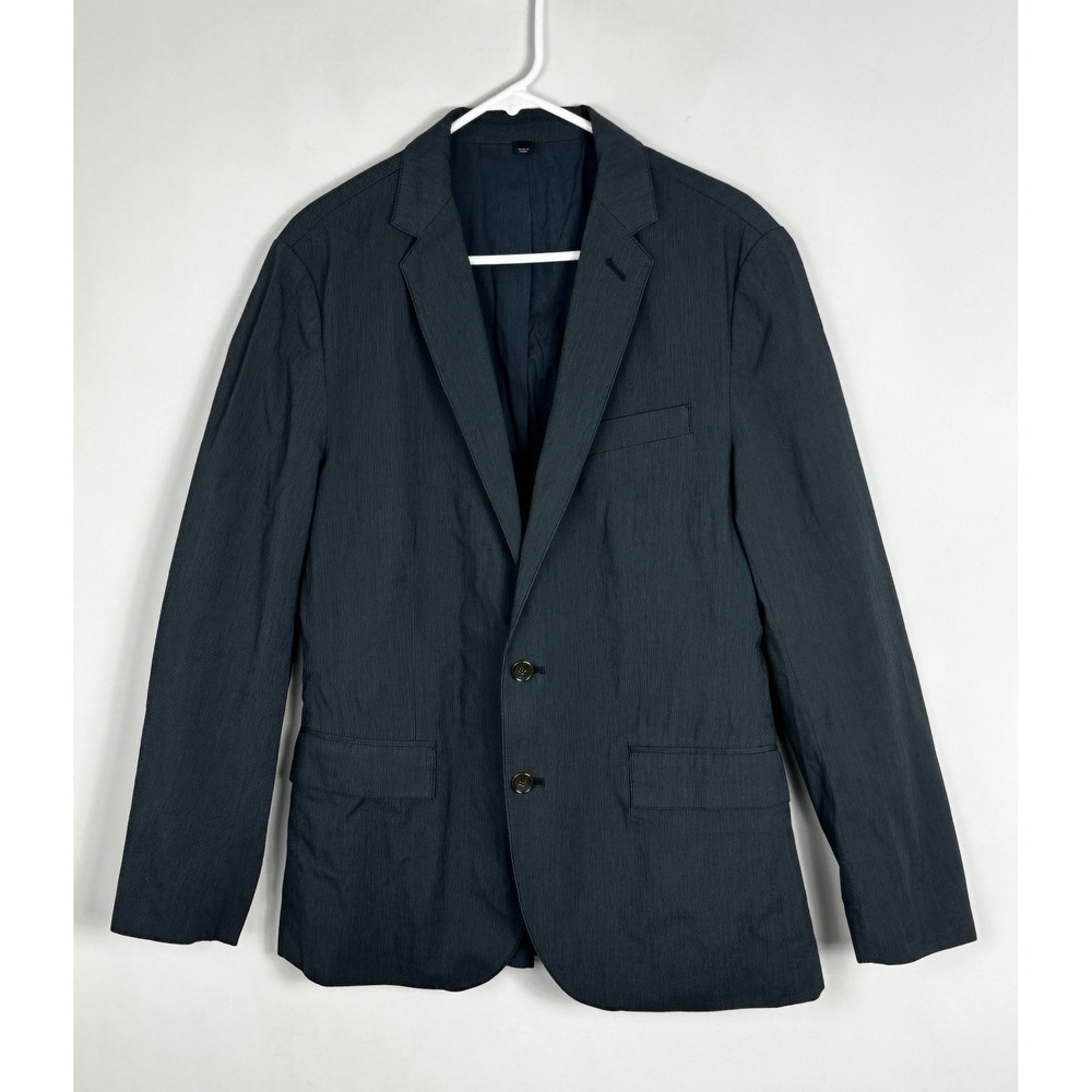 J. Crew Ludlow Blazer Jacket‎ Mens Size Medium Cotton Style 37365 Dark Grey Coat